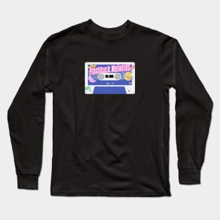 Flashback melodies retro revival - 80s Cassette Long Sleeve T-Shirt